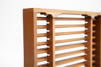 Système de ventilation d'air, grille de déflection en bois du système CVC, grille d'aération du système CVC