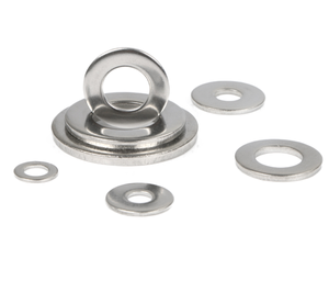 แหวนรองสแตนเลส 304 สำหรับสกรูและน็อต M4-M12 DIN125 - Product Image 1