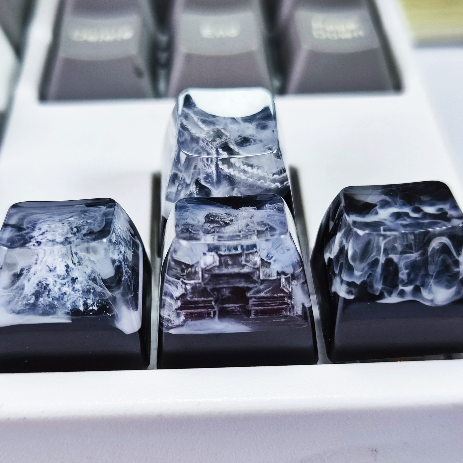 キーボード NiamhDignamDesigns Mountain scene Keycap NiamhDignamDesigns Mountain scene Keycap
