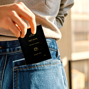 Tấm duy nhất gói tay lau mềm tùy chỉnh Chanh hương thơm ướt làm sạch khăn lau cho khách sạn nhà hàng hãng hàng không - Product Image 5