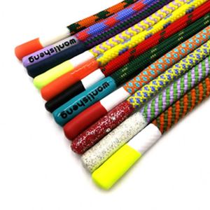 Fabricant de marques, cordons de serrage en polyester plat personnalisés de <span class=keywords><strong>5</strong></span> mm et 6 mm pour sweat-shirt - Product Image 4