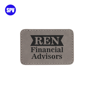 접착제가 있는 직사각형 레이저 가능 인조 가죽 패치 - Product Image 6