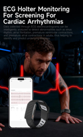 Bracelet intelligent sans écran ODM, moniteur de fréquence cardiaque et de tension artérielle 24h/24, rapport de santé IA pour la course à pied, tracker d'activité KR96pro