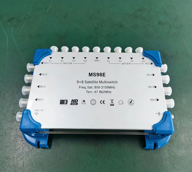 Factory Price Sat Diseqc Switch Signal Receiver 9 in 8 Satellite TV Multiswitch