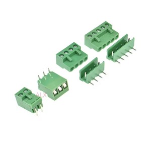 Ht5.08 2/3/4/5/6/7/8/9 pin góc bên phải PCB vít khối thiết bị đầu cuối kết nối 5.08mm Pitch cắm + Pin thẳng tiêu đề ổ cắm - Product Image 2
