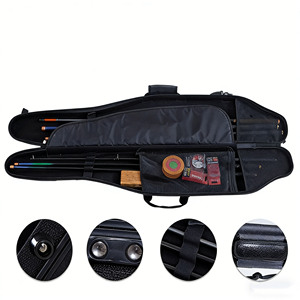 Travel Fishing Rod <b>Case</b> <b>Hard</b> <b>Shell</b> Carrying <b>Case</b> Customized Fishing Rod <b>Case</b> 3 Layers Rod Bag Portable Folding Fishing Rod <b>Case</b> - Product Image 5