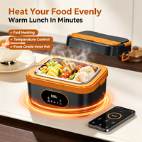 Contenitore Termico per Pranzo Personalizzato, Senza Fili, Autoriscaldante, Isolato Sottovuoto, Ermetico, per Lavoratori in Ufficio e Attività all'Aperto