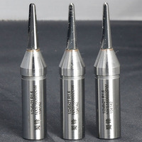 Broca para enrutador con ranura en V, vástago redondo de 1/2 ", herramienta de corte Industrial para carpintería, cuchillo para doblar arco en forma de V para fresado de madera maciza/MDF