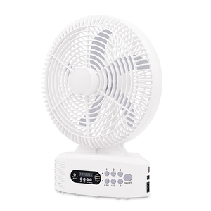 Ventilador de Mesa Recargable, Ventiladores Portátiles <span class=keywords><strong>Recargables</strong></span> con Batería, Ventilador Recargable con Energía Solar Eléctrica - Product Image 1