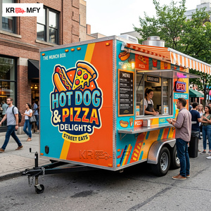 DOT CE Square Trailer Fully Equipped For Soft Serve <b>Machine</b> Ice Cream Hot Dog Fast Business Food Truck - Product Image 6