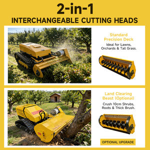 Самая популярная газонокосилка с дистанционным управлением VORAN для склонов автомагистралей и плотин, электрический радиоуправляемый гусеничный косилщик VORAN для стрижки травы в опасных зонах - Product Image 6