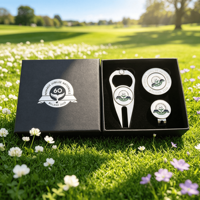 Ensemble de marqueurs de balle de golf personnalisés avec clip pour chapeau, nouveau design, vente en gros, best-seller