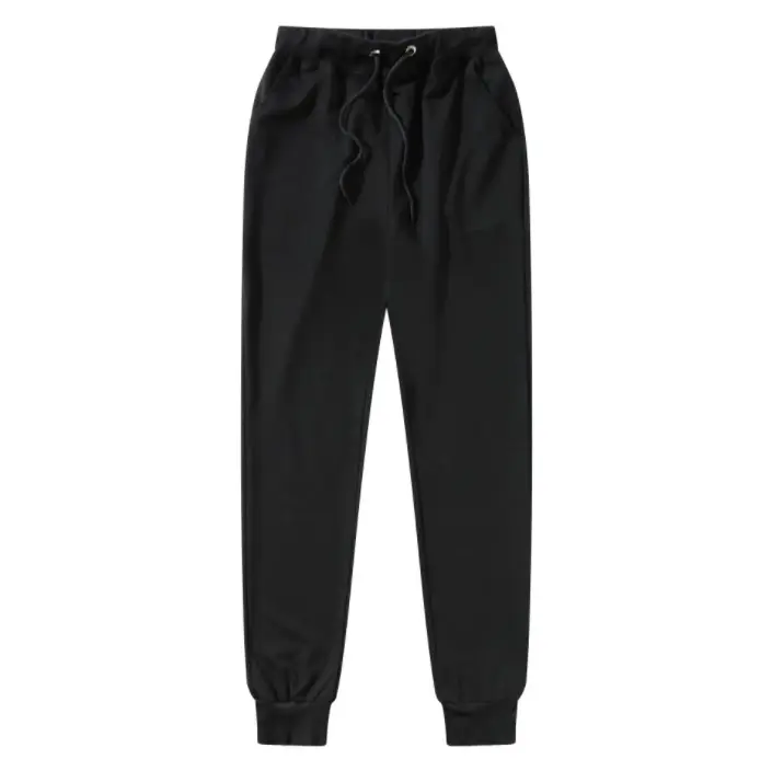 Hot selling men's pants custom drawstring guard trousers leisure high elastic jogging pants