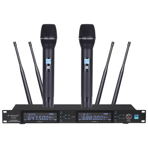 True Diversity One-to-two Wireless Microphone <strong>Headset</strong>, Head-mounted Lapel and Chest Microphone Set for Live Streaming, - Product Image 1