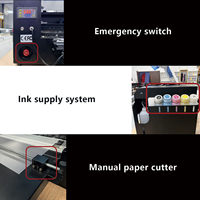 Mesin Cetak Kaos DTF A3 Semi-Otomatis Roll-to-Roll Berkualitas Tinggi untuk Desktop, XP600 Single Head, Printer Transfer Film PET