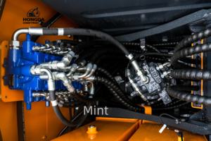 Petite pelle sur chenilles originale coréenne Hyundai HX80G d'occasion à faible heure de travail petite pelle Hyundai HX80/HX60G à vendre - Product Image 5