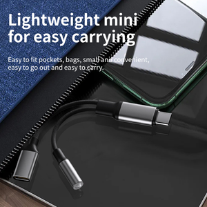 2in1 Type-C mã hóa âm thanh tai nghe Sạc Dual-<span class=keywords><strong>Port</strong></span> USB C <span class=keywords><strong>Adapter</strong></span> cáp với PD sạc nhanh DC đầu ra type-c-trong kho! - Product Image 6