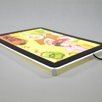 A2 A3 Panneau LED super lumineux en acrylique rétro-éclairé mural magnétique Crystal Menu Lightbox Eco-Friendly Indoor Advertising