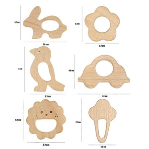 Grosir kayu Beech alami aksesori DIY keranjang penyimpanan bentuk hewan untuk pengatur mainan ruang tamu - Product Image 2