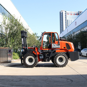 更便宜的粗糙全地形越野4x4叉车四轮驱动全地形叉车3吨待售 - Product Image 5