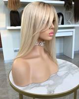Topper de cheveux en soie de 40 cm 45 cm, couleur brun cendré, avec clip, postiche, toupet, cheveux humains Remy casher avec frange
