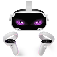 Autocollant de protection pour console de jeu, peau pour casque de réalité virtuelle Oculus Quest2, autocollants pour manettes