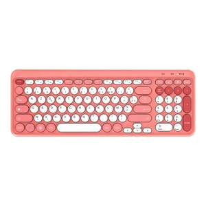 102 touches 2.4G et pour <span class=keywords><strong>Bluetooth</strong></span> Double Mode Portable Mini <span class=keywords><strong>Clavier</strong></span> <span class=keywords><strong>Ergonomique</strong></span> avec Couleur Chocolat Keycap Interface USB Option Mute - Product Image 4