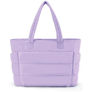 Women's Tote <b>Bag</b> Black Large Capacity Water Resistant Everyday Use Horizontal Square Zipper Closure - Product Image 3