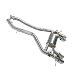 Rongdi Échappement arrière en acier inoxydable 304 brossé, épaisseur 1,5 mm, tube de descente de 76 mm de diamètre extérieur, pour S58B30A M3 M4 G80 G82 2021-2024, garantie 5 ans - Product Image 1