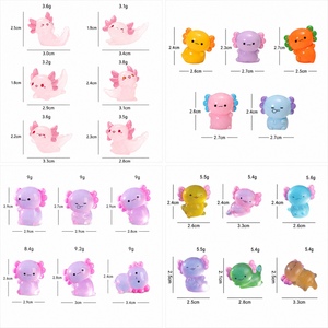Figuras <span class=keywords><strong>de</strong></span> Axolotl <span class=keywords><strong>de</strong></span> Resina Mini que Brillan en <span class=keywords><strong>la</strong></span> Oscuridad, Adornos <span class=keywords><strong>de</strong></span> Animales Lindos para Jardín <span class=keywords><strong>de</strong></span> Hadas, Micropaisaje y Decoración <span class=keywords><strong>del</strong></span> Hogar, Venta al Por Mayor - Product Image 4