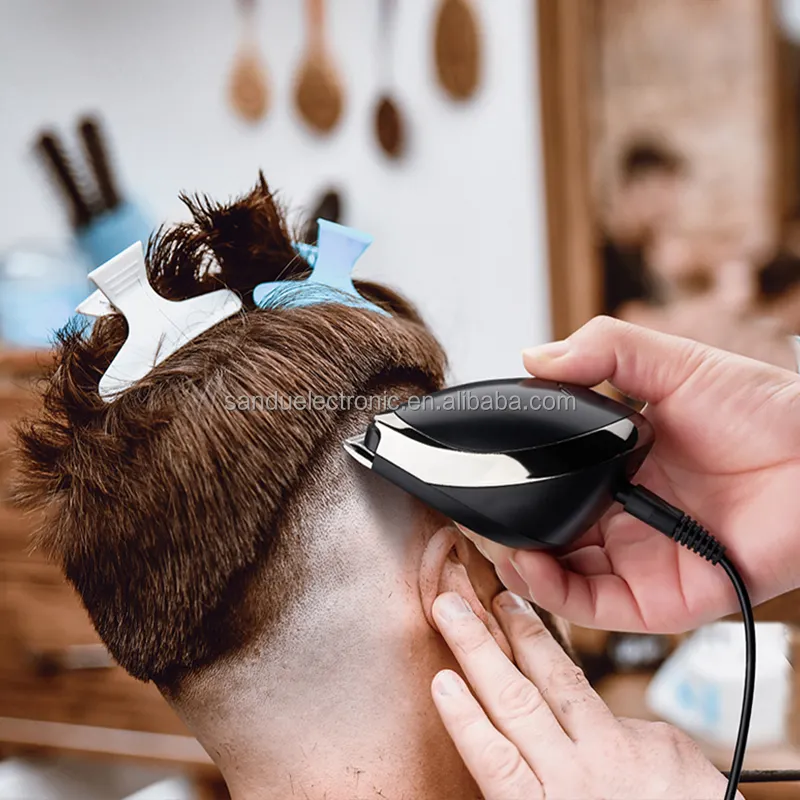 Mini cortador de cabelo recarregável, para uso doméstico, motor de alta velocidade, à prova d' água, elétrico, aparador de cabelo, para homens