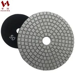 Tangan Mesin Aksesoris Fleksibel Granit Diamond Polishing Pad Alat Penggiling untuk Marmer Terrazo Lantai