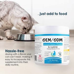 Supplément naturel écologique <span class=keywords><strong>pour</strong></span> la santé des animaux de compagnie L-<span class=keywords><strong>Lysine</strong></span> <span class=keywords><strong>poudre</strong></span> <span class=keywords><strong>pour</strong></span> chiens chats vitamines minéraux soutien immunitaire santé respiratoire - Product Image 4
