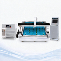 Machine de découpe à jet d'eau CNC intelligente Qianrui 380V à 5 axes haute vitesse et haute précision, tête de découpe métallique pour pierre, verre, marbre