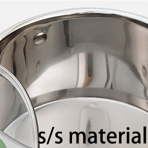 <span class=keywords><strong>Set</strong></span> di Pentole e Padelle in Acciaio Inox Antiaderente per Cucina, Campeggio e Cottura a Induzione - Product Image 4