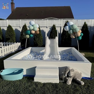 Scivolo a sfera quadrata pastello bianco e rosa popolare <span class=keywords><strong>Soft</strong></span> <span class=keywords><strong>Play</strong></span> per bambini e adulti per uso residenziale e parco divertimenti - Product Image 6