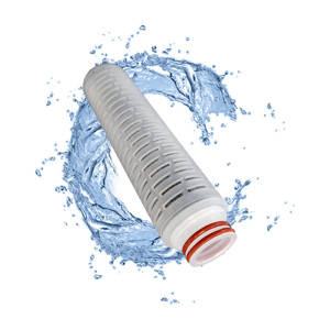 Hydrophobic 0.05 Micron <b>Ptfe</b> Membrane Pleated Filter Cartridge For Water Purification System - Product Image 1