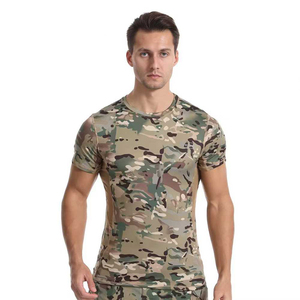 T-shirts tactiques sportifs SFB159 ESDY à manches courtes, respirants, à séchage rapide, tissés, imprimés, pour la chasse en plein air, été - Product Image 1
