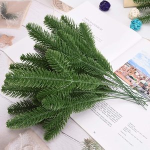 Yo cho — baguettes florales artificielles de noël, 50 pièces, fausse plante de <span class=keywords><strong>sapin</strong></span>, Spray de branches de pin verts, tiges de perruque - Product Image 6