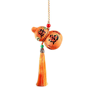 Pendentif Gourde Calligraphique Porte-Bonheur avec Pompon, Tendance Nationale du Festival des Bateaux-Dragons, Accessoire Personnel, Sachet de Prières et Sac de Bonheur pour la Santé - Product Image 5