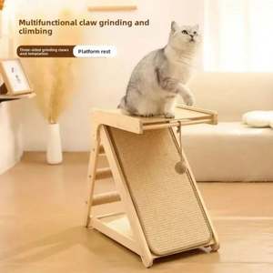 Pliable De Luxe Chat Tour Sisal Matériel Halloween Chat Grattoir Maison Pet Jouets Accessoires Grip Porter Résistance Aux Éclats - Product Image 1