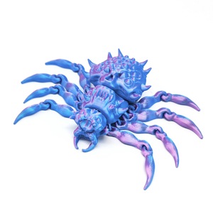 Ein furchterregendes und innovatives 3D-gedrucktes Spinnenmodell SDK30 mit beweglichen Gelenken und PLA-Material mit lasergradiertem Finish - Product Image 6