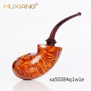 Bent Type Tobacco Pipe With Hollow Chamber Large Air Chamber For Men Dry Smoking Zhejiang Origin - Product Image 3