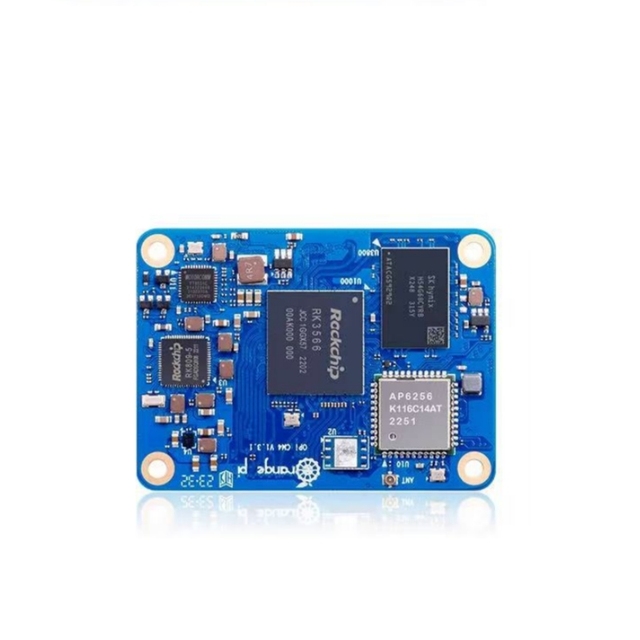 Orange Pi CM4 8G+64G DDR4 RK3566 Development Board with WiFi/BLE Android/Linux Compatible HS400 Speed Plastic Material