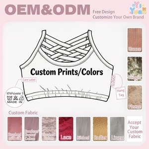 <span class=keywords><strong>Top</strong></span> Sportivi <span class=keywords><strong>Crop</strong></span> <span class=keywords><strong>Top</strong></span> da Ragazza con Stampa Personalizzata e Colori Unici, Design Incrociato sul Davanti, Ideali per Bambini Attivi, Danza, Yoga e Abbigliamento Sportivo - Product Image 2