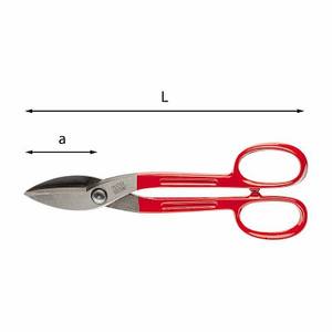 Sécateur à haies 350 mm en acier inoxydable rouge, manuel, capacité de coupe 1 pouce - Product Image 1