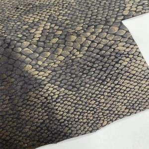 Cao Cấp Động Vật Đồng Rắn Da Chuyển In Vải Da Lộn Cho Áo Khoác/Túi Xách - Product Image 3