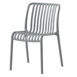 Silla <span class=keywords><strong>de</strong></span> Comedor Vertical <span class=keywords><strong>de</strong></span> Plástico, Moderna, Simple, Apilable, Resistente, Colorida, Hueca, Impermeable, para Hogar y Oficina, <span class=keywords><strong>de</strong></span> PP - Product Image 1