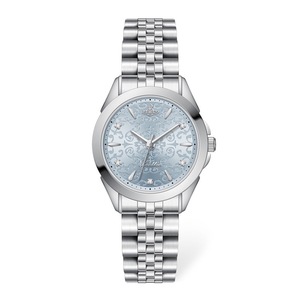Reloj de Mujer Scottie 9734, Color <span class=keywords><strong>Rojo</strong></span> Rosa, Azul Hielo Triturado, Saturno Pequeño, Dorado, con Cuarzo Dragon Fruit - Product Image 6