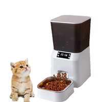 Distributeur automatique intelligent de nourriture pour animaux de compagnie (chiens et chats) à piles, OEM/ODM, moderne, bol distributeur, le plus vendu, fabricant en gros
